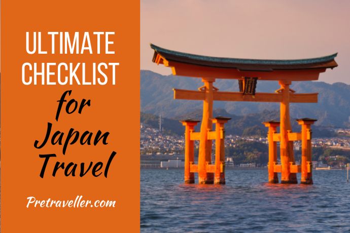 Checklist for Japan Travel
