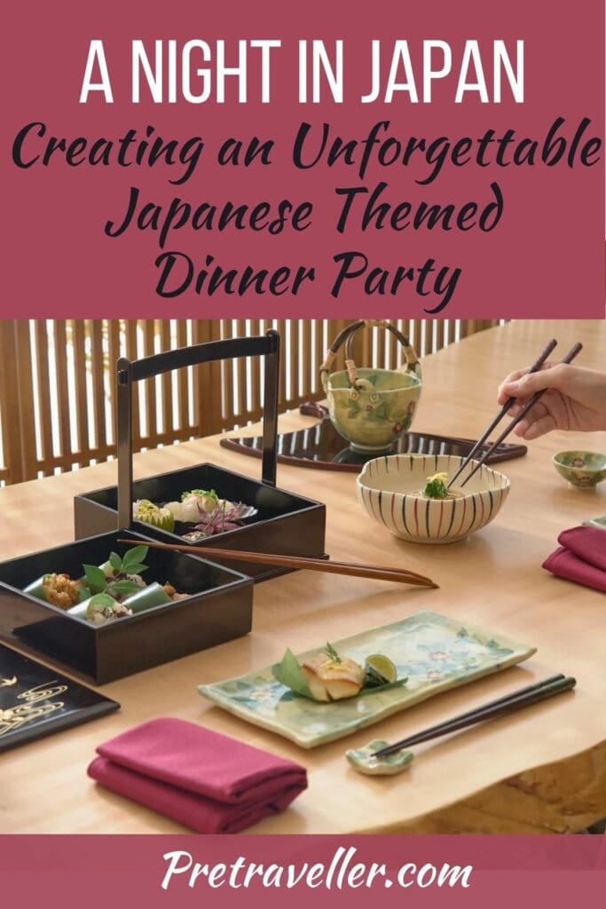 Japanese-Themed Dinner Party
